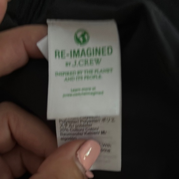 J. Crew Black Mini Skirt with Scalloped Hem - Picture 3 of 6